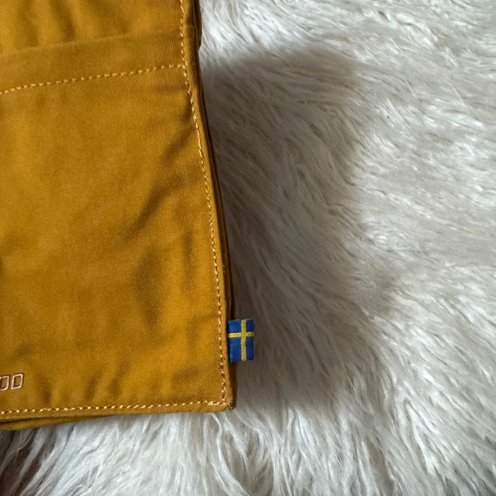 Fjallraven Crossbody Phone Holder Bag Mustard Yellow - Picture 4 of 5
